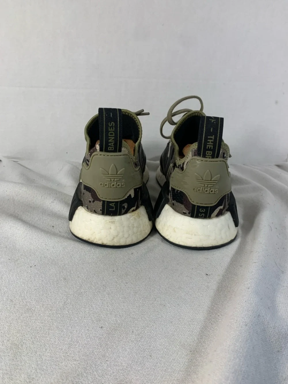 Adidas Men’s NMD R1 Boost ‘Cargo Camo’ Sneakers with 3M Stripes